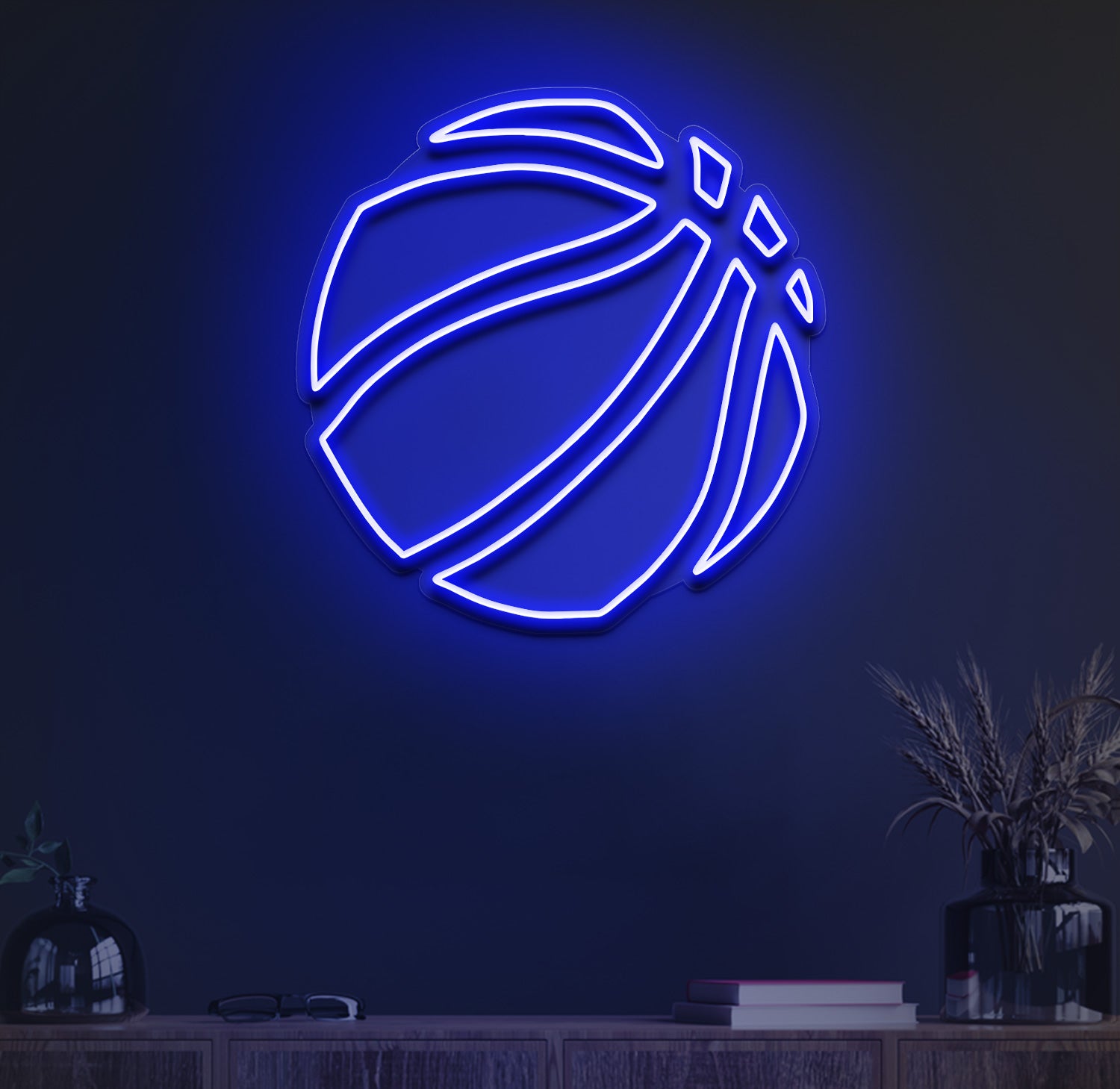 Basketball neon sign