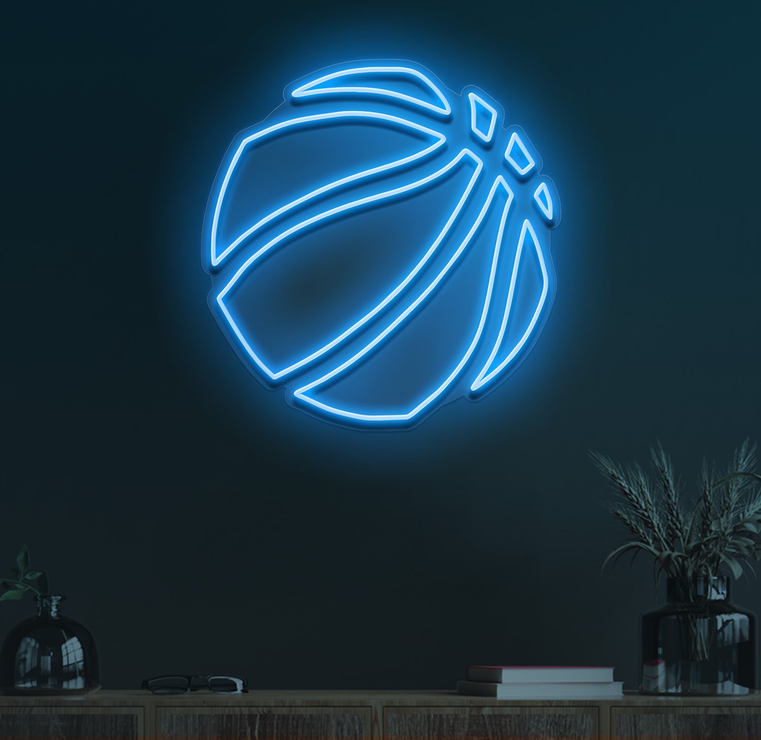 Basketball neon sign