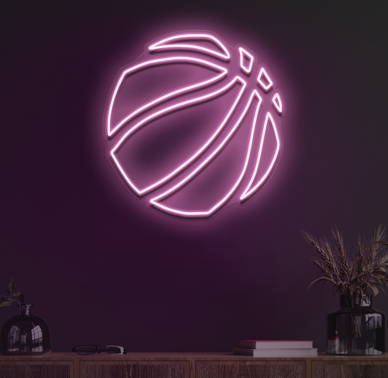 Basketball neon sign