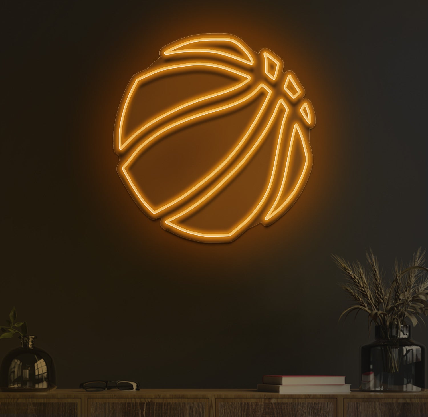 Basketball neon sign