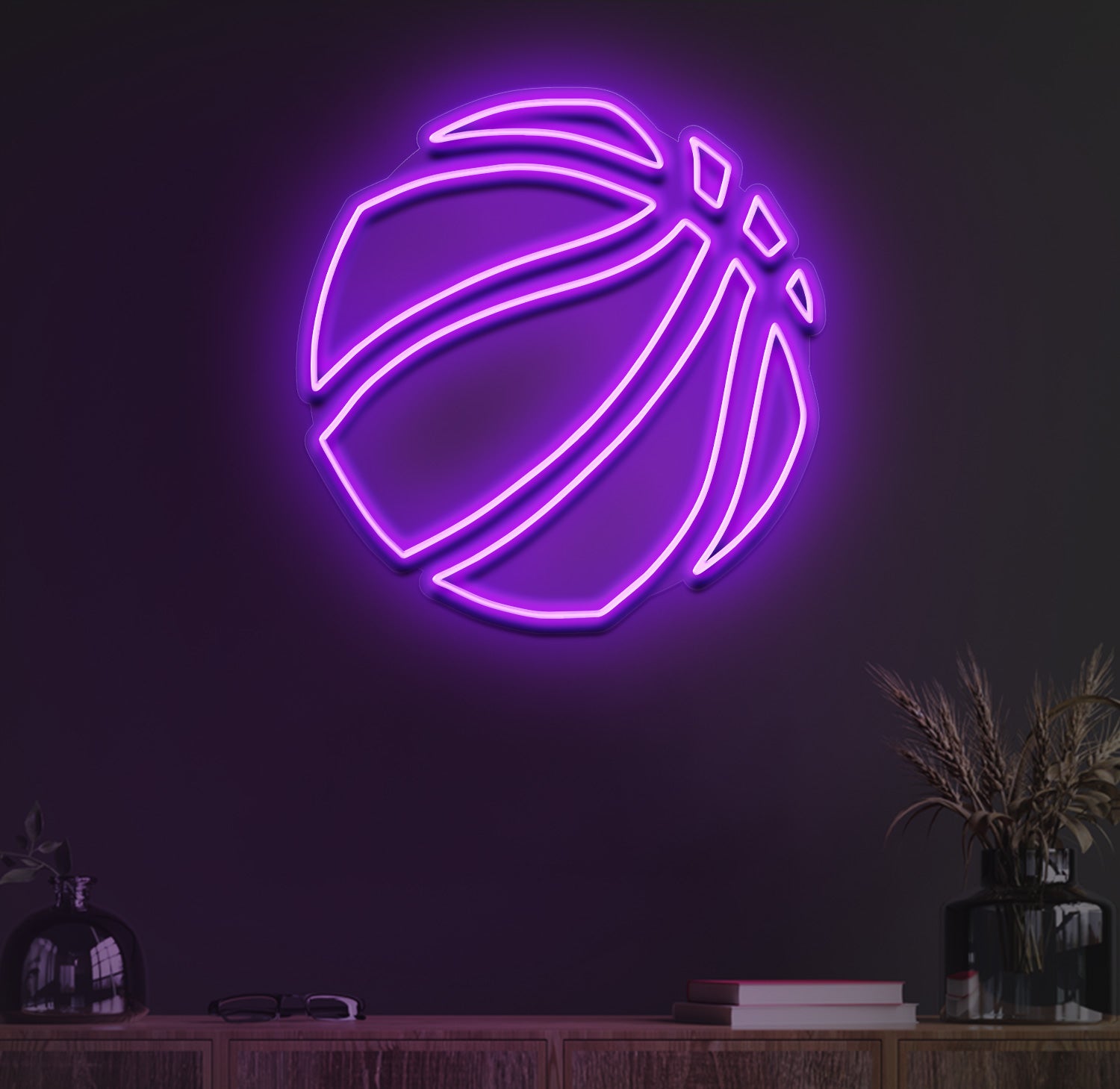 Basketball neon sign