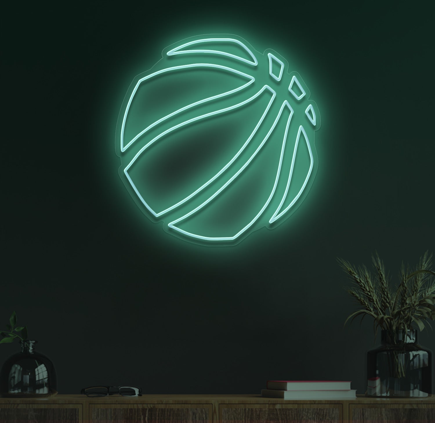 Basketball neon sign