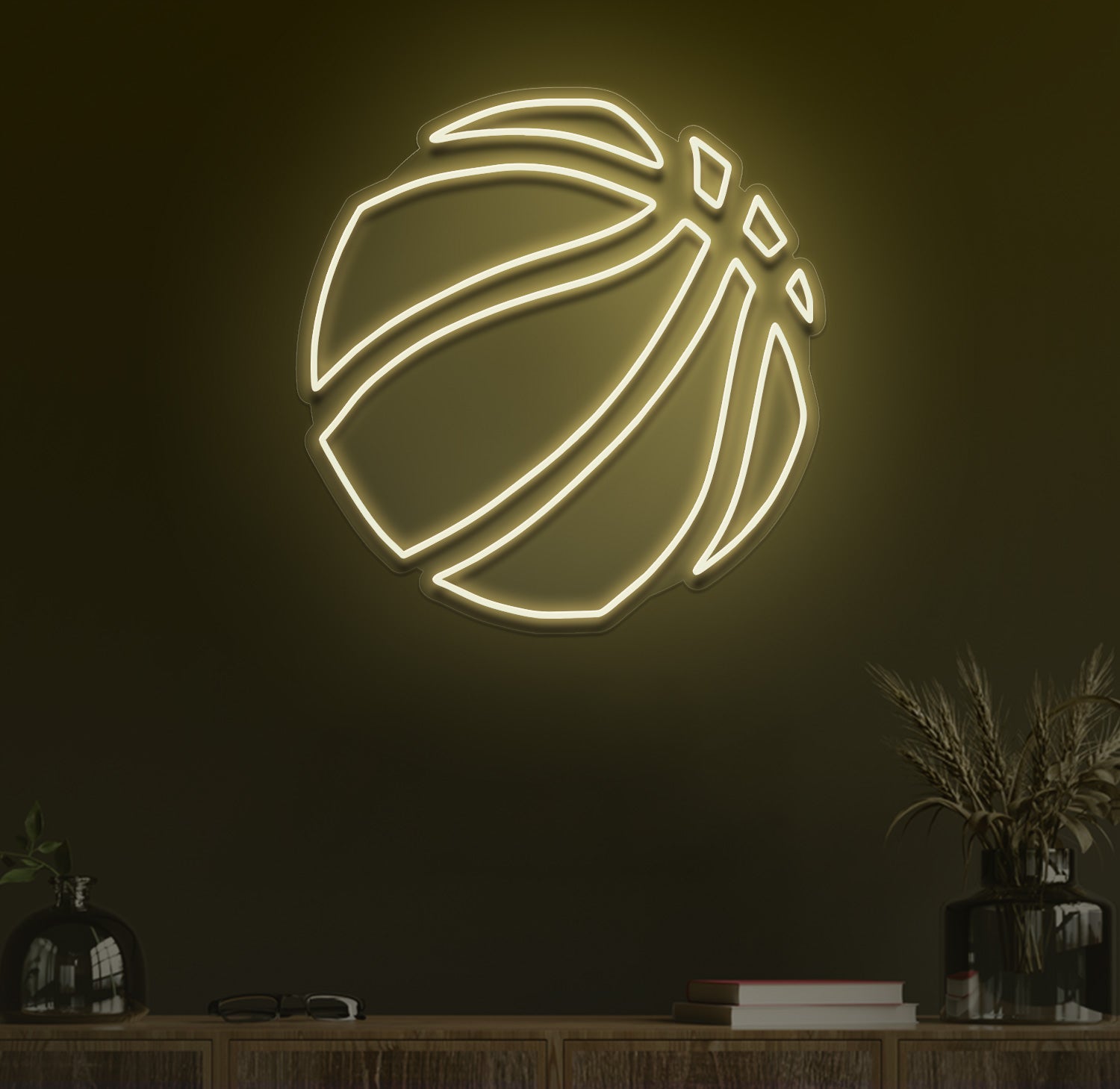 Basketball neon sign