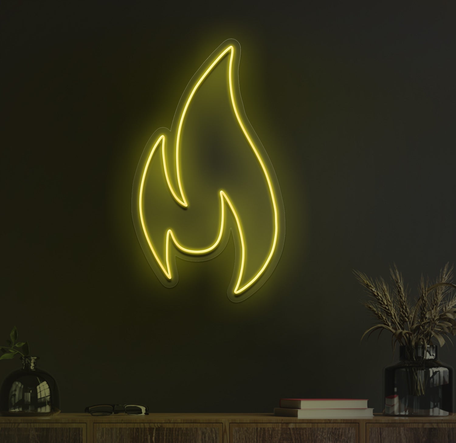Flame Neon Sign