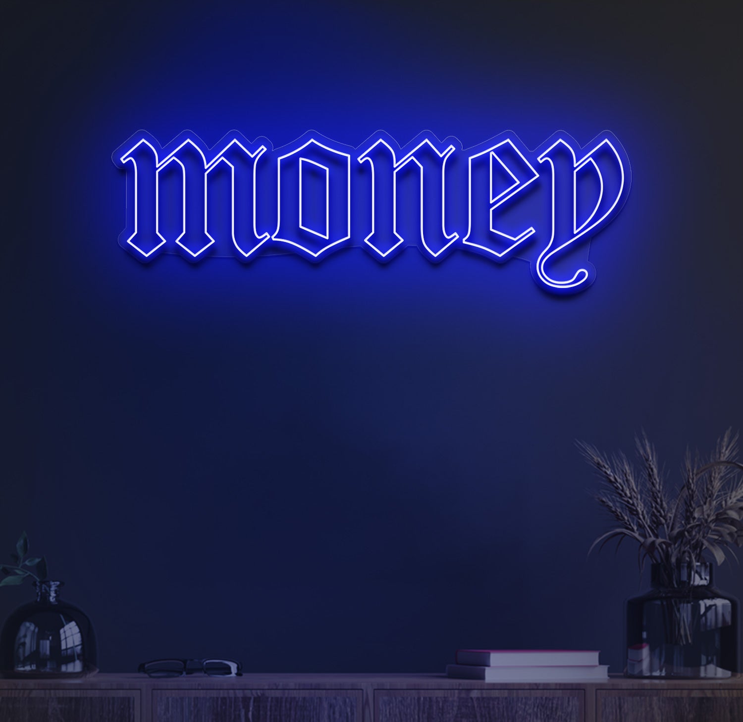 Money neon sign