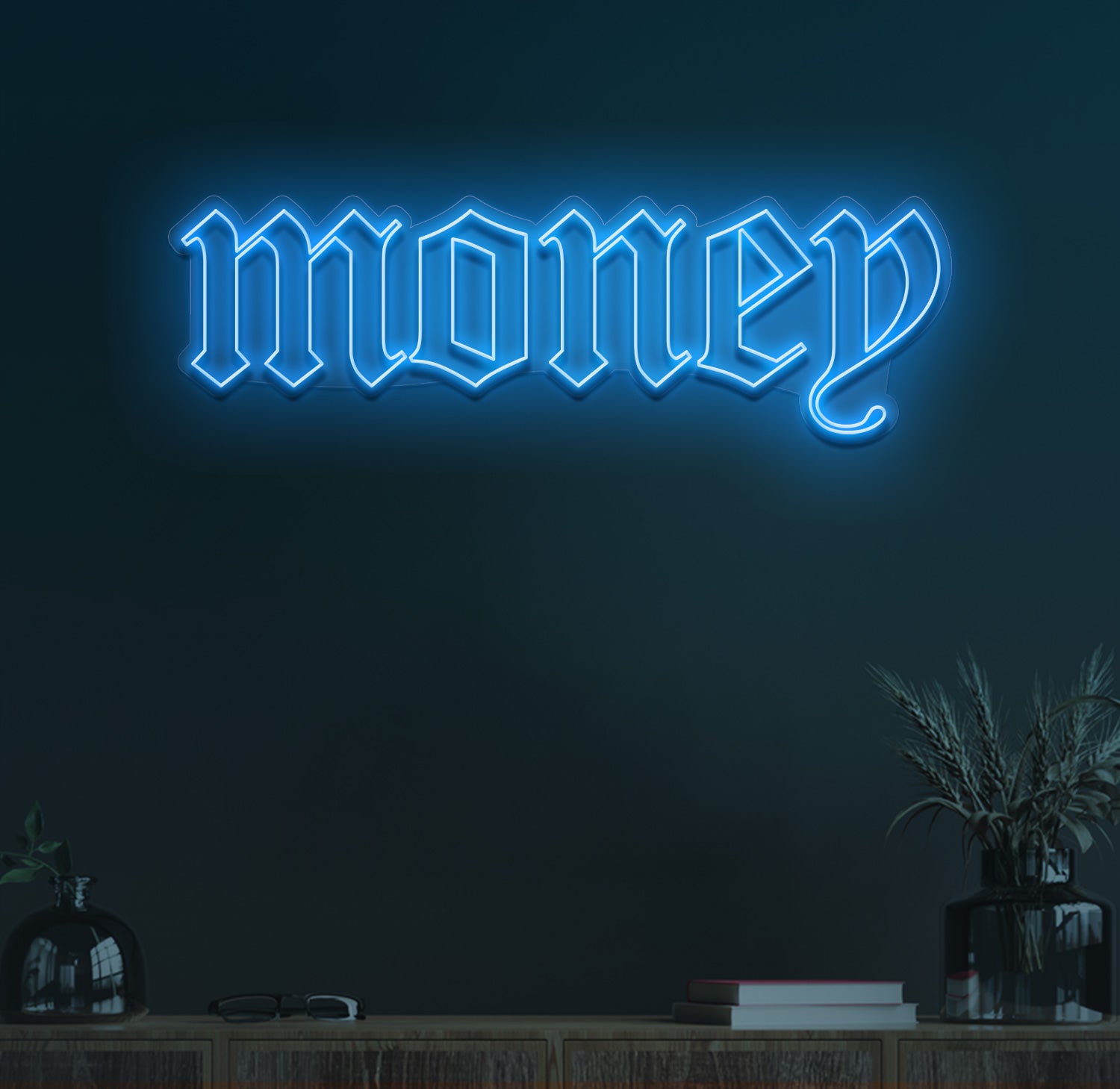 Money neon sign