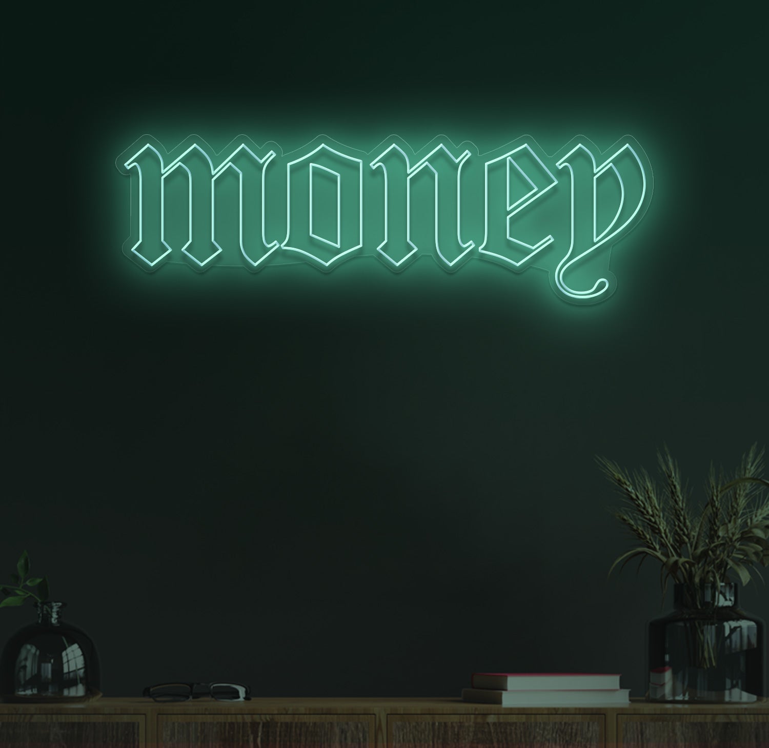 Money neon sign