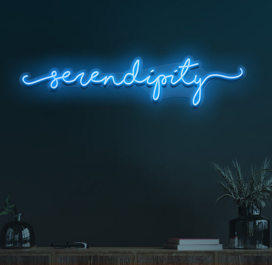 Serendipity neon sign