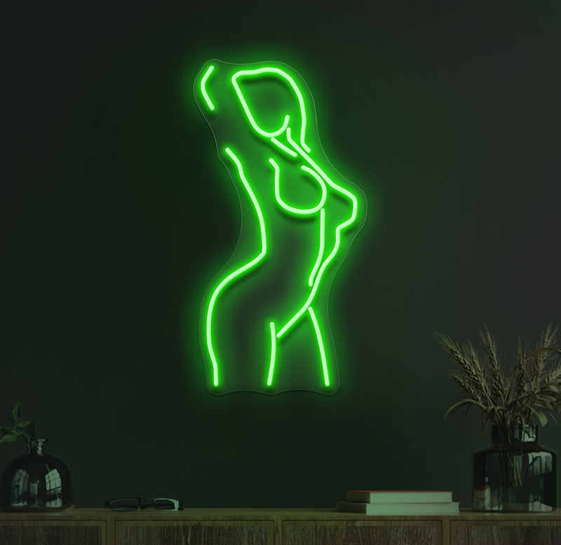 Female Pose Neon Sign