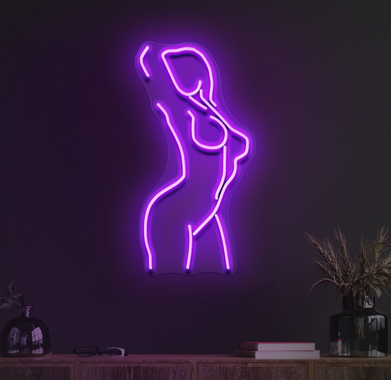 Female Pose Neon Sign