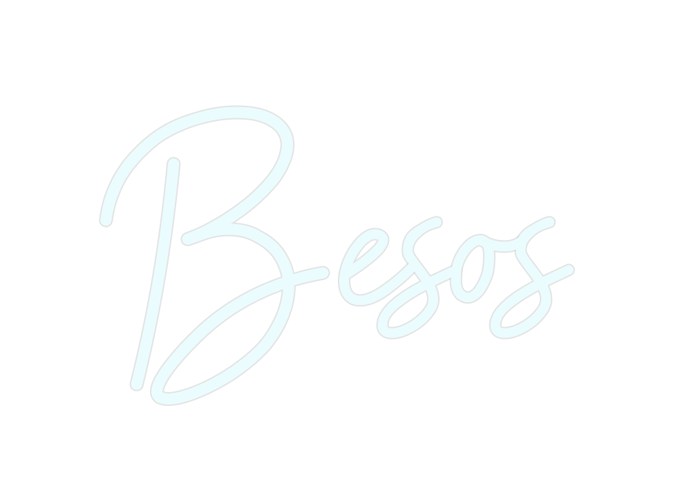 Custom Neon: Besos