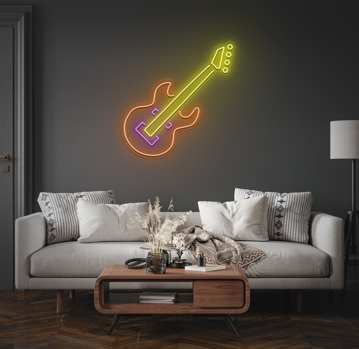 Guitar Neon Sign