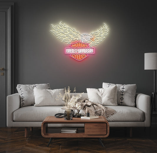 Harley Davidson neon sign 