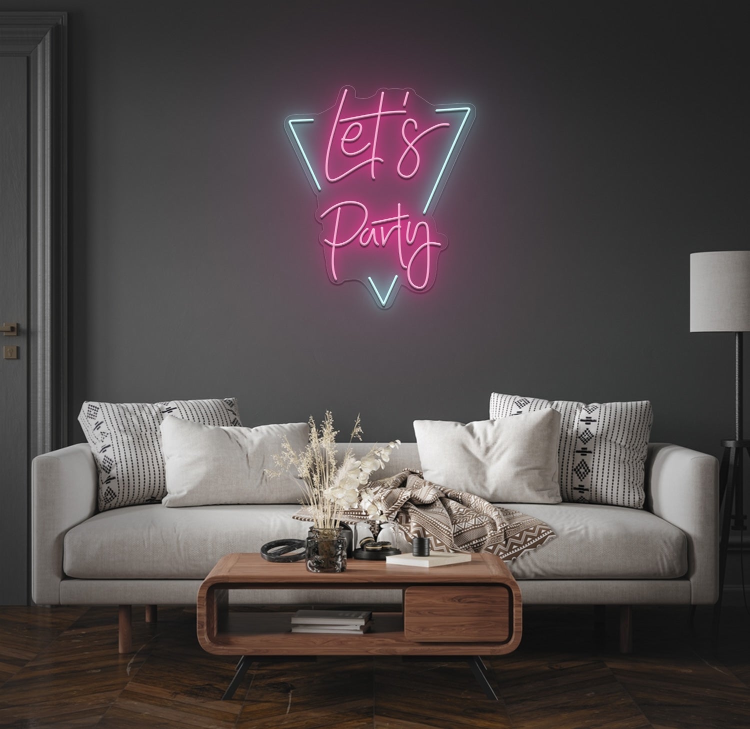 Let's Party Neon Sign