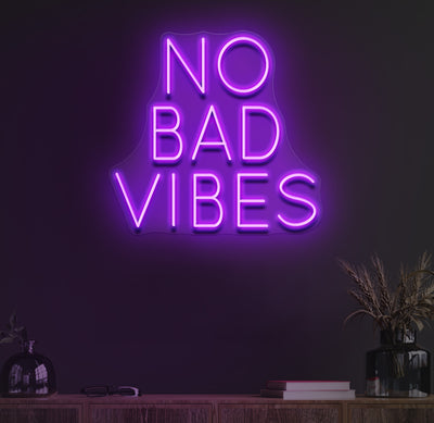 No Bad Vibes Neon Sign