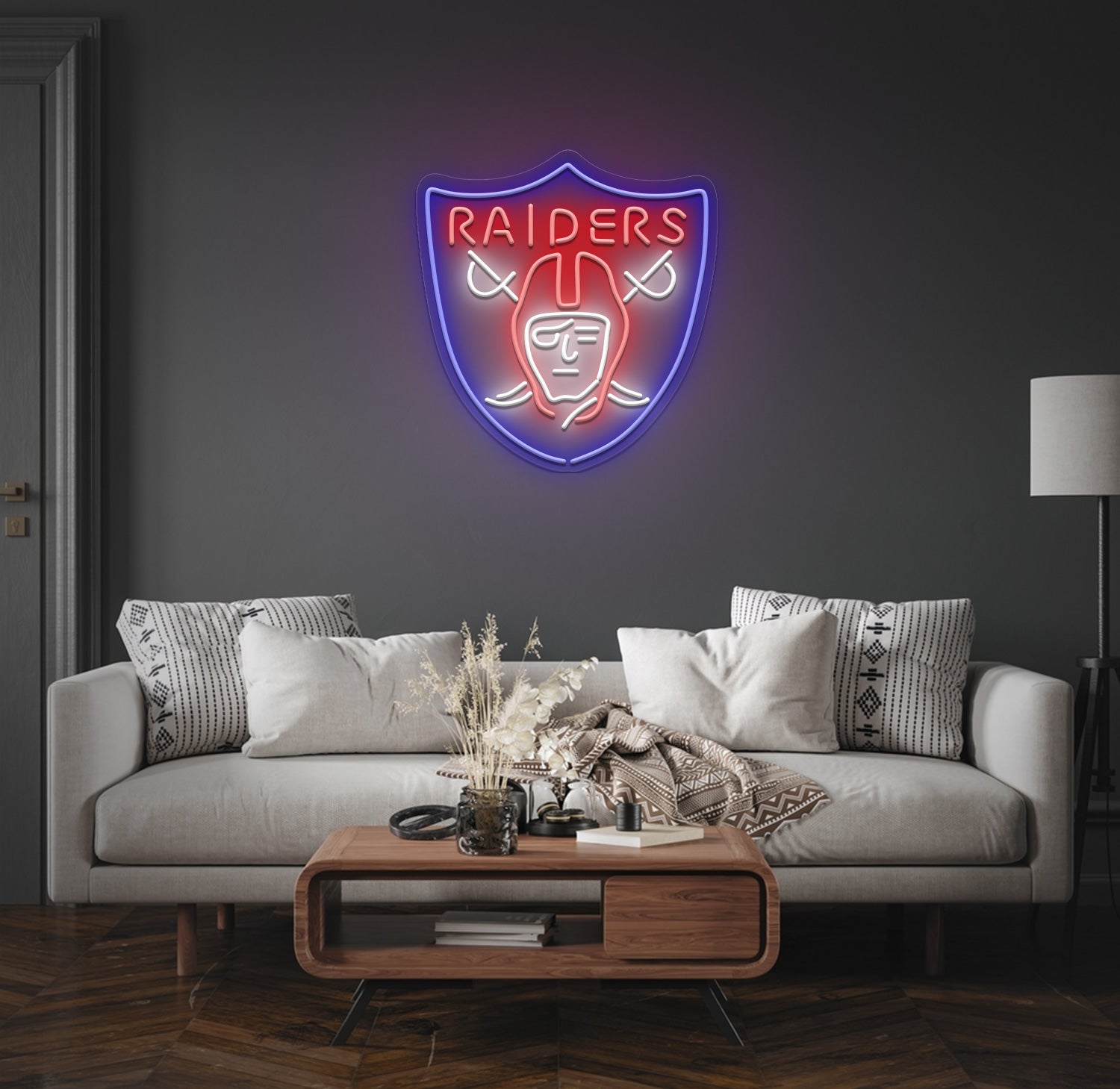 Raiders neon sign