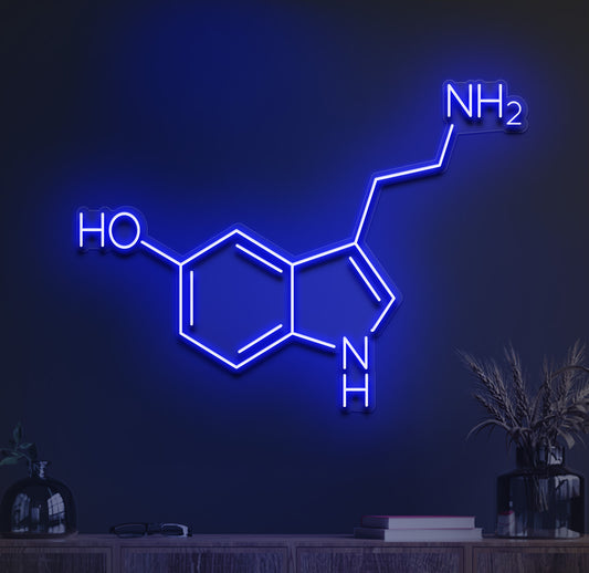 Serotonin Neon Sign