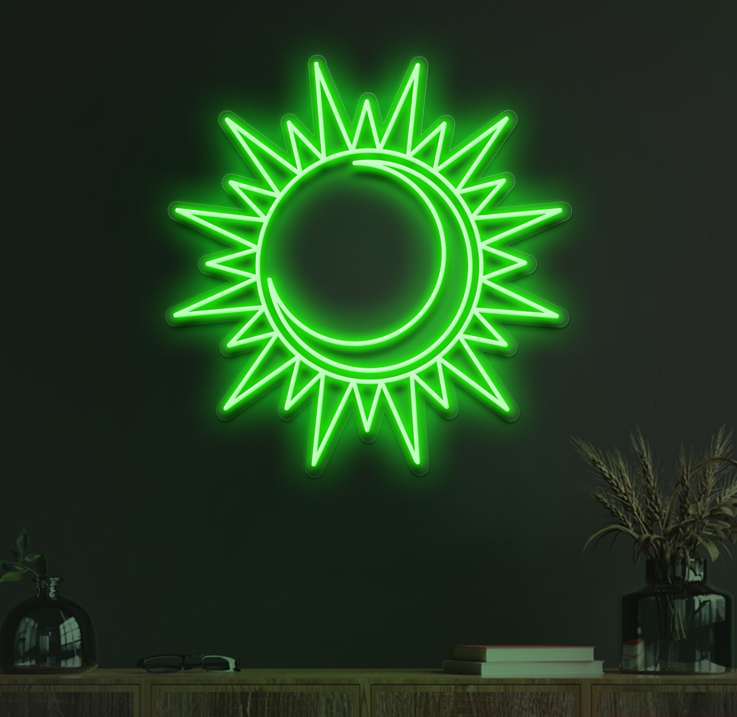 Sun Moon Neon Sign