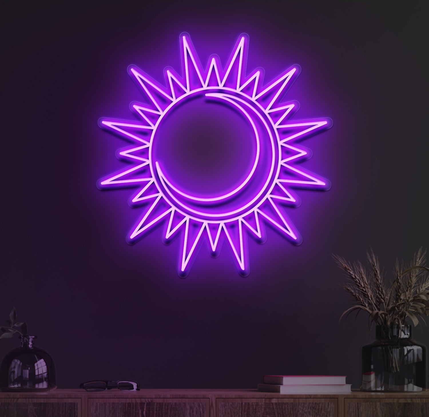 Sun Moon Neon Sign