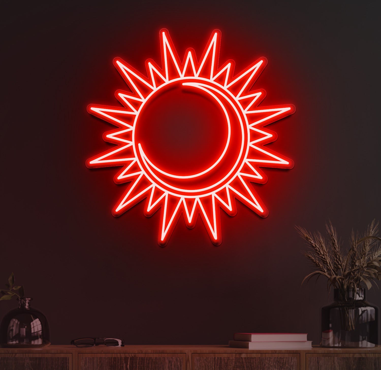 Sun Moon Neon Sign