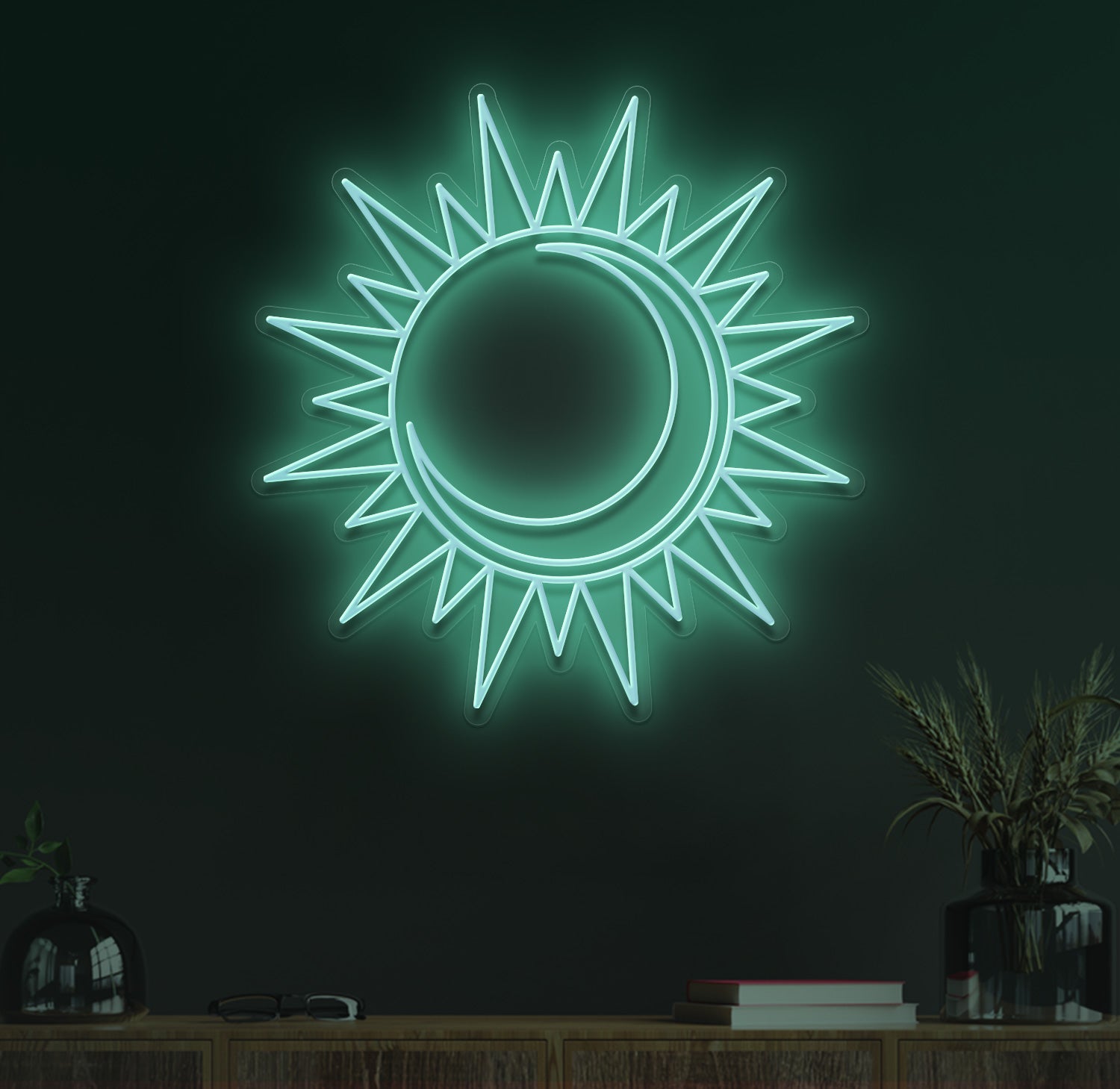 Sun Moon Neon Sign