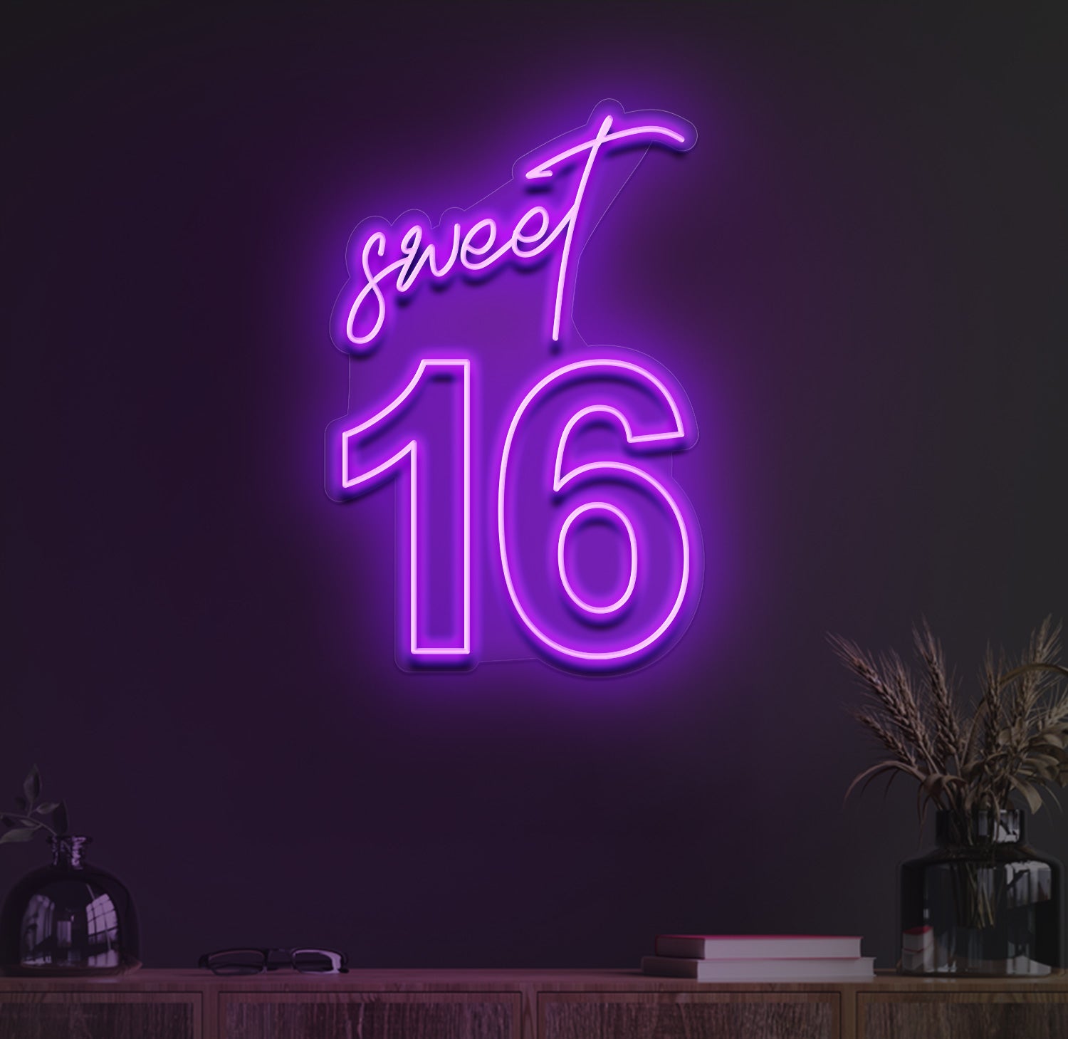 Sweet 16 neon sign