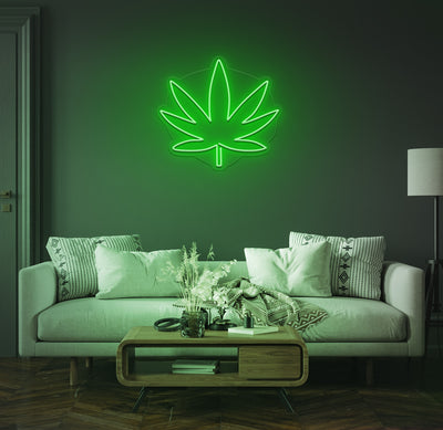Weed Leaf Neon Sign
