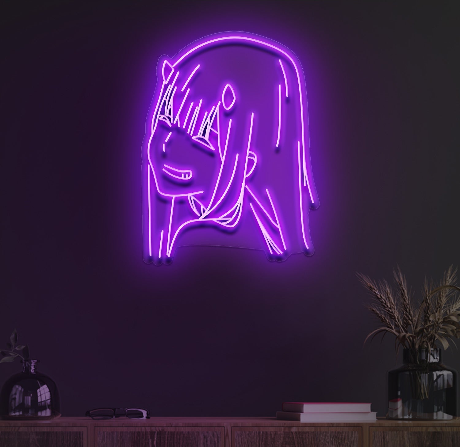 Zero Two Neon Sign